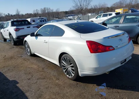 2013 Infiniti G37X z USA, uszkodzony, nr VIN JN1CV6ELXDM981587